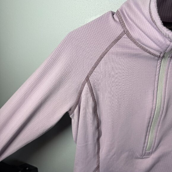 Eddie Bauer Purple 1/4 Zip Athletic Pullover Womens Medium Running Walking Gym - Picture 5 of 11